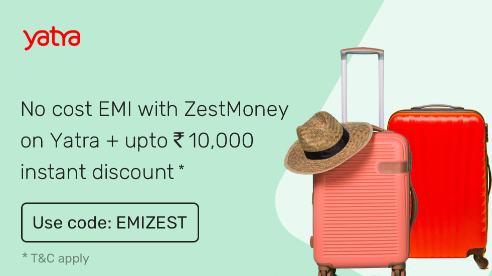 EMI for everything on Yatra ZestMoney