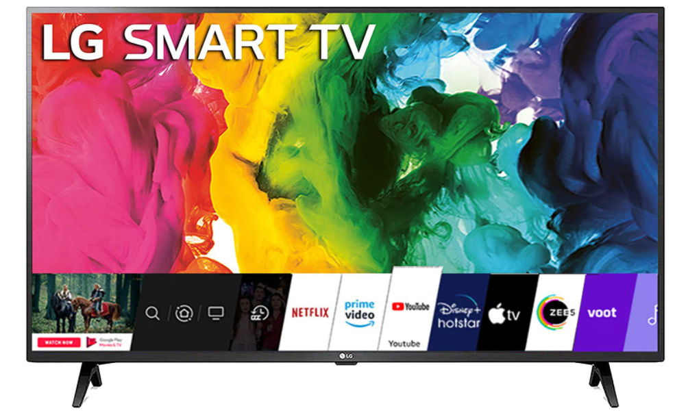 This LG Full HD TV is one of the best budget 43 inch smart TV in India With amazing smart TV deals, get this stylish LG on EMI now!