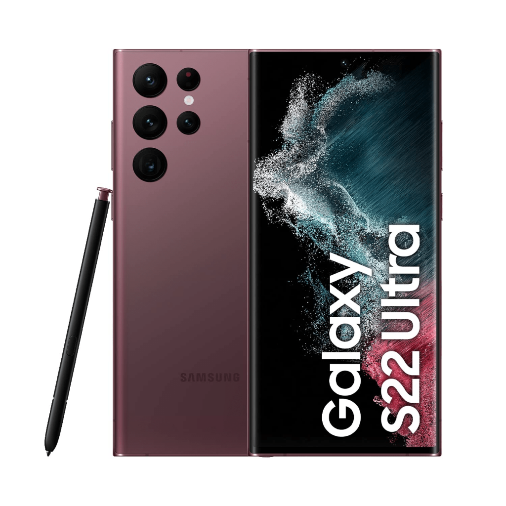 Samsung Galaxy S22 Ultra (Burgundy) - you can buy this mobile on zero down payment using ZestMoney EMI.