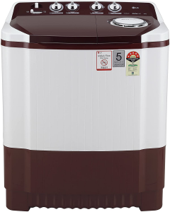 Buy LG Washing Machine on EMI_Img1 Buy this burgundy LG automatic washing machine price that promises affordability and quality also comes with Roller Jet.