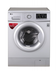 Buy LG Washing Machine on EMI_Img3 This white LG washing machine is a fully-automatic front loading washing machine that promises the best quality.