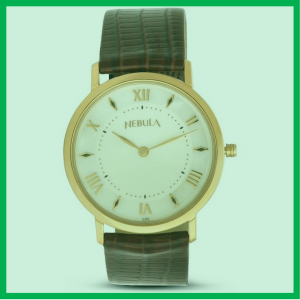This gorgeous Titan gold plated watch is one of the most recent watches in this line. It is part of the Nebula collection.