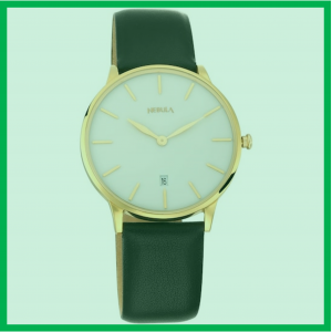 One of the most beautiful Titan Nebula 18 Karat gold watches by Deccan Treasures.