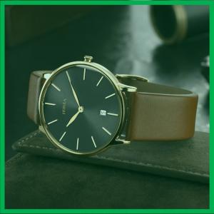 This beautiful Titan watch with black dial is one of the most popular additions to the list of Titan gold watches for men.